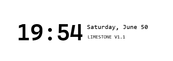 Limestone wordmark idea